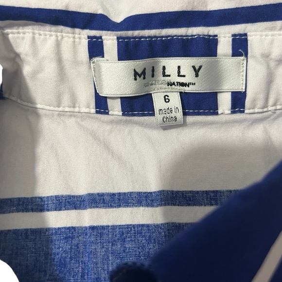 Milly - Womens Nautical Style A-line Dress Sz. 6 - Picture 7 of 11